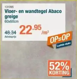 Cevo Vloer en Wandtegel Abaco Greige aanbieding