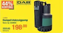 Cevo DAB Dompel / Vlakzuigpomp aanbieding