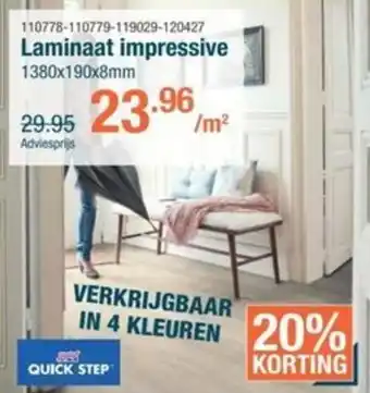 Cevo Laminaat impressive aanbieding