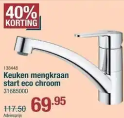 Cevo Grohe Keuken mengkraan start eco chroom aanbieding