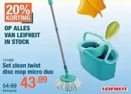 Cevo Set clean twist disc mop micro duo aanbieding