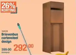 Cevo Brievenbus cortensteel design aanbieding