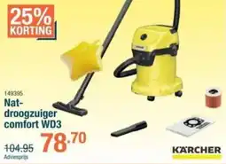 Cevo Kärcher Nat Droogzuiger Comfort WD3 aanbieding