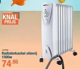 Cevo Radiatorkachel olievrij aanbieding