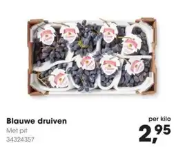 Hanos Blauwe druiven aanbieding