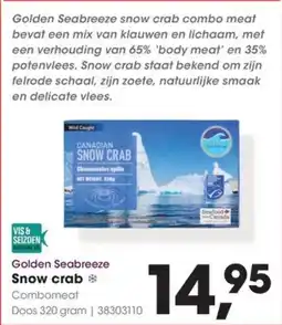 Hanos Golden Seabreeze Snow crab aanbieding