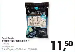 Hanos Royal Catch Black Tiger garnalen aanbieding