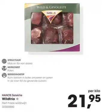 Hanos Hanos Selektie Wildtrio aanbieding