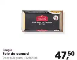 Hanos Rougié Foie de canard aanbieding