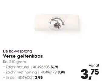 Hanos De Bokkesprong Verse geitenkaas aanbieding