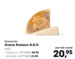 Hanos Granarolo Grana Padano D.O.P. aanbieding