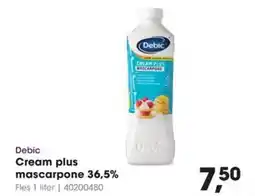 Hanos Debic Cream plus mascarpone 36,5% aanbieding