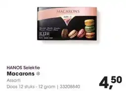 Hanos Hanos Selektie Macarons aanbieding