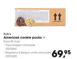 Hanos Ruth's American cookie pucks aanbieding