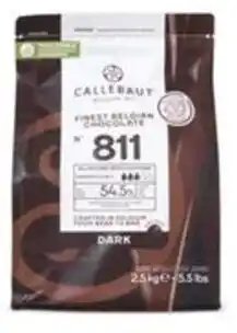 Hanos Callebaut Chocolade callets puur 54.5% aanbieding
