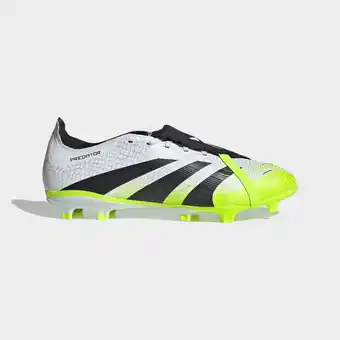 Decathlon Voetbalschoenen voor volwassenen Predator League FG/MG wit groen aanbieding
