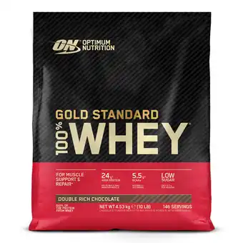 Decathlon Wei-eiwit - 100% Wei Gold Standard (4,54kg) - Chocolade aanbieding
