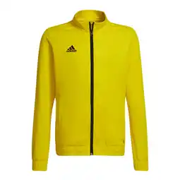 Decathlon Adidas Entrada 22 Kinder Track Jacket - Team Yellow/Black 11-12 Jaar aanbieding