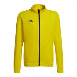 Decathlon Adidas Entrada 22 Kinder Track Jacket - Team Yellow/Black 11-12 Jaar aanbieding