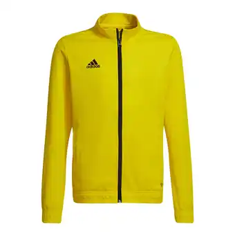 Decathlon Adidas Entrada 22 Kinder Track Jacket - Team Yellow/Black 11-12 Jaar aanbieding