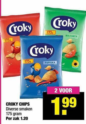 Big Bazar Croky Chips aanbieding
