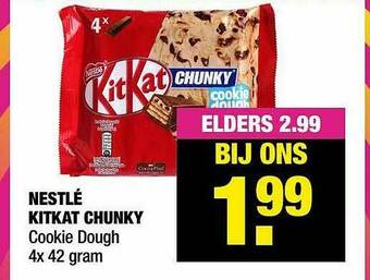 Big Bazar Nestlé Kitkat Chunky aanbieding