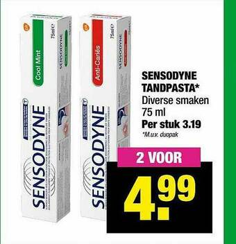 Big Bazar Sensodyne Tandpasta aanbieding