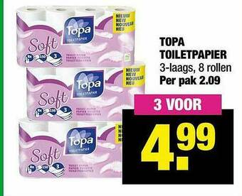Big Bazar Topa Toiletpapier aanbieding