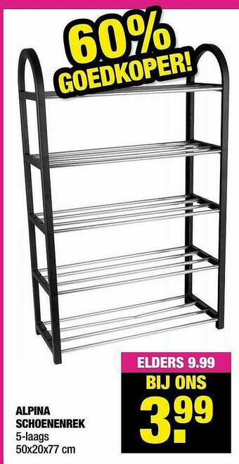 Big Bazar Alpina Schoenenrek aanbieding