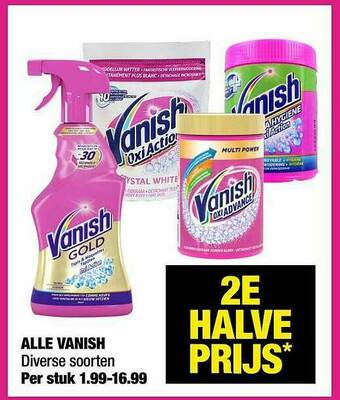 Big Bazar Alle Vanish aanbieding