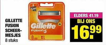 Big Bazar Gillette Fusion Scheermesjes aanbieding