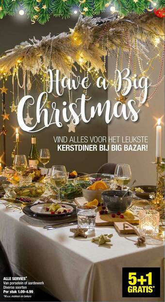 Big Bazar Alle Servies aanbieding