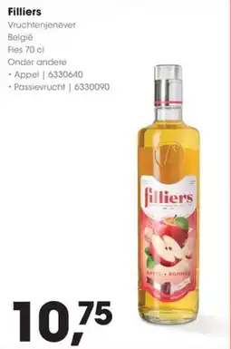 Hanos Filliers vruchtenjenever appel pommes aanbieding