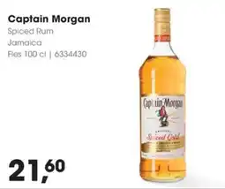 Hanos Captain morgan spiced rum jamaica aanbieding