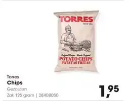 Hanos Torres chips gezouten aanbieding