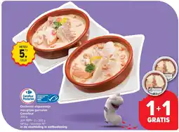 Carrefour Oostends vispannetje met grijze garnalen Carrefour aanbieding