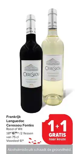 Carrefour Frankrijk Languedoc Ceressou Fontès aanbieding