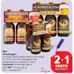 Carrefour Bier Grimbergen aanbieding