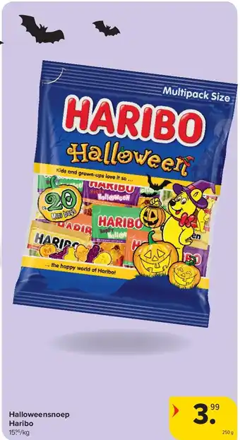 Carrefour Halloweensnoep Haribo aanbieding