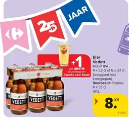 Carrefour Bier Vedett aanbieding