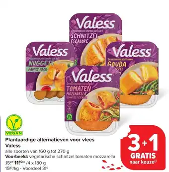 Carrefour Plantaardige alternatieven voor vlees Valess aanbieding