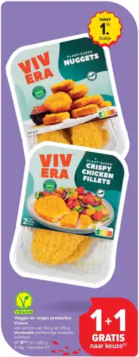 Carrefour Veggie en vegan producten Vivera aanbieding