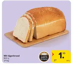 Carrefour Wit tijgerbrood aanbieding