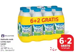 Carrefour Halfvolle melk Lichte start Lactel aanbieding