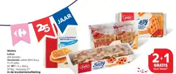 Carrefour Wafels Lotus aanbieding