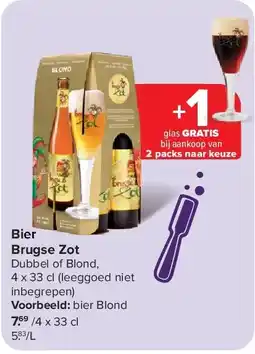 Carrefour Bier Brugse Zot aanbieding