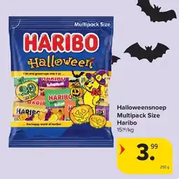 Carrefour Halloweensnoep Multipack Size Haribo aanbieding