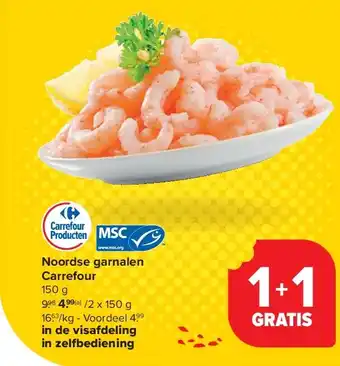 Carrefour Noordse garnalen Carrefour aanbieding