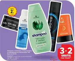 Carrefour Shampoos, conditioners, droogshampoos en stylingproducten Schwarzkopf, Taft, Syoss en Got2b aanbieding