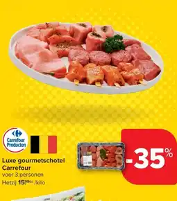 Carrefour Luxe gourmetschotel Carrefour aanbieding